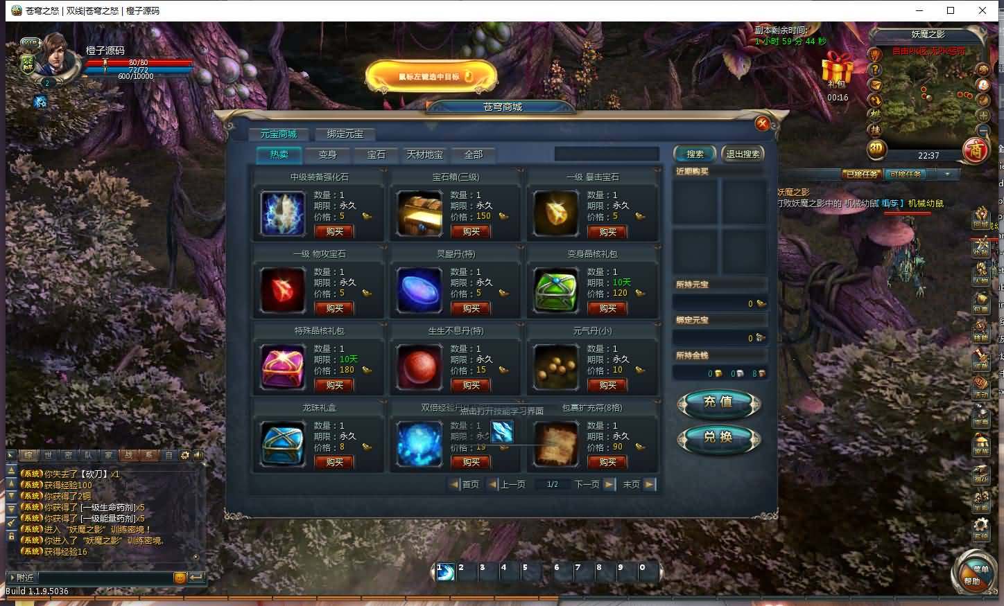 3D魔幻端游【苍穹之怒】最新整理WIN系特色服务端+PC客户端+一键外网配置工具+详细搭建教程